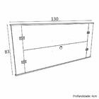 Rack Com Painel Para Tv Até 65 Polegadas Cambridge Branco E M