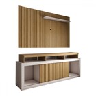 Rack Com Painel Para Tv Até 65 Polegadas Columbia Ripado 2 Po