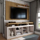 Rack Com Painel Para Tv Até 65 Polegadas Columbia Ripado 2 Po