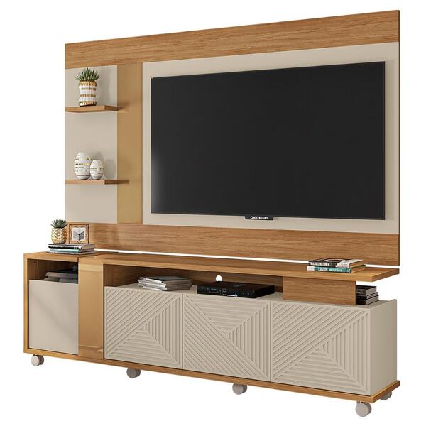 Rack Com Painel Para Tv Até 65 Polegadas Columbus Caemmun