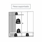 Rack Com Painel Para Tv Até 65 Polegadas Com Porta Deslizante