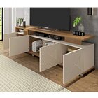 Rack Com Painel Para Tv Até 65 Polegadas Com Rodízio Columbus