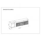 Rack Com Painel Para Tv Até 65 Polegadas Com Rodízios Discove