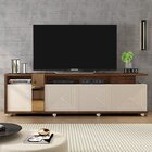 Rack Com Painel Para Tv Até 65 Polegadas Com Rodízios Discove