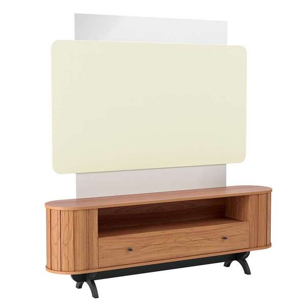 Rack Com Painel Para Tv Até 65 Polegadas Desiré Off White E F