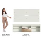 Rack Com Painel Para Tv Até 65 Polegadas Madesa Dublin 1 Port