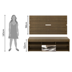 Rack com Painel para TV até 65 Polegadas Madesa London 1 Port