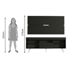 Rack Com Painel Para Tv Até 65 Polegadas Madesa Miami Com Pés