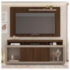 Rack Com Painel Para Tv Até 65 Polegadas Marrom Life Caemmun