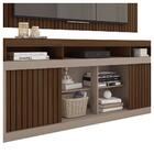 Rack Com Painel Para Tv Até 65 Polegadas Marrom Life Caemmun