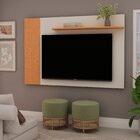 Rack Com Painel Para Tv Até 65 Polegadas Porta De Correr Cina