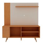 Rack Com Painel Para Tv Até 65 Polegadas Porta De Correr Cina