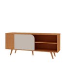 Rack Com Painel Para Tv Até 65 Polegadas Porta De Correr Cina