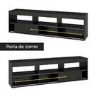 Rack Com Painel Para Tv Até 65 Polegadas Preto Orlando Madesa