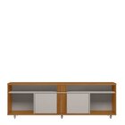 Rack Com Painel Para Tv Até 70 Polegadas 180cm Com Ripado Fre