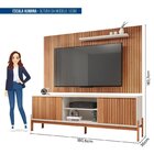 Rack Com Painel Para Tv Até 70 Polegadas Portas Ripado Sparta