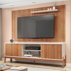 Rack Com Painel Para Tv Até 70 Polegadas Portas Ripado Sparta