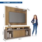 Rack Com Painel Para Tv Até 70 Polegadas Valença  Buriti/fendi