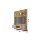 Rack Com Painel Para Tv Até 72 Polegadas 2 Portas Elegance Ca