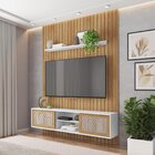 Rack Com Painel Para Tv Até 72 Polegadas 2 Portas Elegance Ca