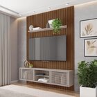 Rack Com Painel Para Tv Até 72 Polegadas 2 Portas Origem Caem