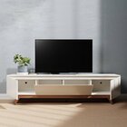 Rack Com Painel Para Tv Até 75 Polegadas 187,9cmx220cm Pés Ma