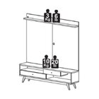 Rack Com Painel Para Tv Até 75 Polegadas 188cmx180cm Com Led