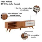 Rack Com Painel Para Tv Até 75 Polegadas 195,2cmx200cm Pés Ma