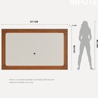 Rack Com Painel Para Tv Até 75 Polegadas 220cm Pés Madeira Ma