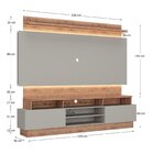 Rack Com Painel Para Tv Até 75 Polegadas 2 Gavetas Bp108010