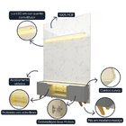 Rack Com Painel Para Tv Até 75 Polegadas 2 Portas Com Led Com