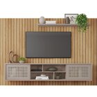 Rack Com Painel Para Tv Até 75 Polegadas 2 Portas Elegance Ca