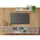 Rack Com Painel Para Tv Até 75 Polegadas 2 Portas Elegance Ca