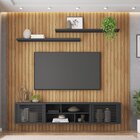 Rack Com Painel Para Tv Até 75 Polegadas 2 Portas Elegance Ca