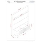 Rack Com Painel Para Tv Até 75 Polegadas 2 Portas Master Fend
