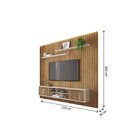 Rack Com Painel Para Tv Até 75 Polegadas 2 Portas Origem Caem