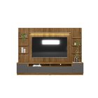 Rack Com Painel Para Tv Até 75 Polegadas Com 2 Módulos Latera