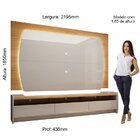 Rack Com Painel Para Tv Até 75 Polegadas Com Led Sublime 220