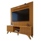 Rack Com Painel Para Tv Até 75 Polegadas Com Ripado 100% Mdf