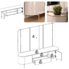 Rack Com Painel Para Tv Até 75 Polegadas Led 2 Portas 100mdf