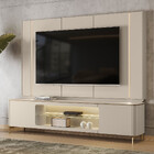 Rack Com Painel Para Tv Até 75 Polegadas Santorini 2 Portas C