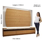 Rack Com Painel Para Tv Até 75 Polegadas Sublime 220 Gelius M