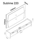Rack Com Painel Para Tv Até 75 Polegadas Sublime 220 Gelius M