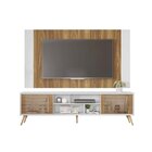 Rack Com Painel Para Tv Até 82 Polegadas 2 Portas 4 Nichos Mu