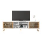 Rack Com Painel Para Tv Até 82 Polegadas 2 Portas 4 Nichos Mu