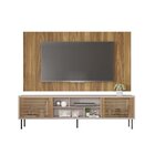 Rack Com Painel Para Tv Até 82 Polegadas 2 Portas 4 Nichos Mu