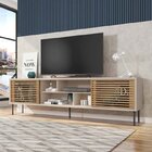 Rack Com Painel Para Tv Até 82 Polegadas 2 Portas 4 Nichos Mu