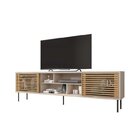 Rack Com Painel Para Tv Até 82 Polegadas 2 Portas 4 Nichos Mu