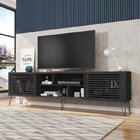 Rack Com Painel Para Tv Até 82 Polegadas 2 Portas 4 Nichos Mu