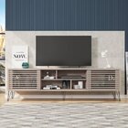 Rack Com Painel Para Tv Até 82 Polegadas 2 Portas 4 Nichos Mu